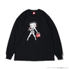 COCA-COLA x BETTY BOOP™ L/S T-SHIRT BLACK BK-84画像