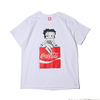 COCA-COLA &times; BETTY BOOP&trade; S/S T-SHIRT WHITE BK-85画像