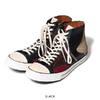 glamb Patchworked leather sneakers Black GB0220-AC03画像