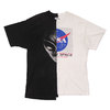 AWESOME BOY × Ichiryu made GREY × NASA Remake Tee BLACK WHITE画像