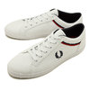 FRED PERRY BASELINE CANVAS WHITE/NAVY B8223-100画像