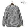orslow NO COLLAR SHIRT HICKORY STRIPE 01-8073-181画像