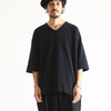 marka V NECK - plain eyelet - M20A-19CS01B画像