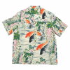 SUN SURF S/S RAYON HAWAIIAN SHIRT “CARP” SS38321画像