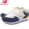 new balance ML574SUR Navy/Yellow画像