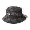 THE NORTH FACE NOVELTY CAMP SIDE HAT BANDANA RENEWAL BLACK NN01818-RB画像