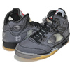 NIKE AIR JORDAN 5 RETRO SP OFF-WHITE blk/fire red-muslin CT8480-001画像