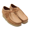 Clarks Wallabee Light Tan Combi 26148596画像