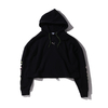 PUMA CHASE CROPPED HOODIE PUMA BLACK 595935-01画像