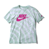 NIKE AS M NSW FESTIVAL TYE DYE TEE WHITE/PISTACHIO FROST/FIRE PINK CU6929-100画像