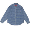 Supreme 20SS Jacquard Logos Denim Shirt画像