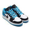 JORDAN BRAND AIR JORDAN 1 LOW SE (GS) BLACK/BLACK-LASER BLUE-WHITE CT1564-004画像