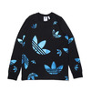 adidas ZENO LS TEE BLACK/TEAM ROYAL BLUE FS7340画像