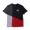 JORDAN BRAND AS M J JM CLASSICS MASHUP TEE BLACK/DK SMOKE GREY CU4561-010画像
