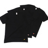 THE CONVENI FRUIT OF THE LOOM 3P SS TEE BLACK画像