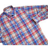 INDIVIDUALIZED SHIRTS L/S STANDARD FIT B.D. MULTI CHECK SHIRTS blue x red画像