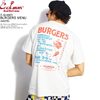 COOKMAN T-shirts Burgers menu -WHITE- 231-01005画像