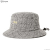 Brixton STITH BUCKET HAT (BLACK×WHITE) 10410画像