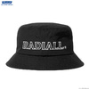 RADIALL LOGOTYPE - BUCKET HAT (BLACK)画像
