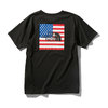 THE NORTH FACE S/S NATIONAL FLAG TEE BLACK NT32053-K画像