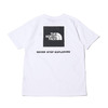 THE NORTH FACE S/S SQUARE LOGO TEE WHITE NT32038-W画像
