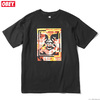 OBEY BASIC TEE "OBEY 3 FACES COLLAGE" (BLACK)画像