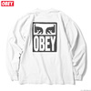 OBEY HEAVYWEIGHT LONG SLEEVE TEE "OBEY EYES ICON 2" (WHITE)画像
