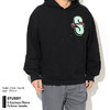 STUSSY S Applique Fleece Pullover Hoodie 218097画像