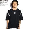 DOUBLE STEAL ARM FOOTBALL T-SHIRT -BLACK- 901-17001画像