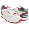Reebok CL LEATHER STOMPER CHALK / LEGACY RED / PURE GREY EF3374画像