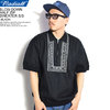 RADIALL SLOW DOWN - HALF ZIP SWEATER S/S -BLACK-画像