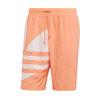 adidas BIG TREFOIL SHORTS CHORK CORAL FM9899画像