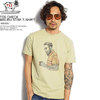 The Endless Summer TES CHECK MALIBU STAR T-SHIRT -BEIGE- FH-0574324画像