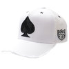 YOSHINORI KOTAKE DESIGN SPADE LOGO SPANGLE MESH CAP WHITE画像
