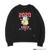ATMOS LAB × THE SIMPSONS 2020 FAMILY CREW BLACK AL20S-PC01-BLK画像