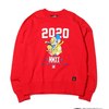 ATMOS LAB × THE SIMPSONS 2020 FAMILY CREW RED AL20S-PC01-RED画像