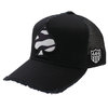 YOSHINORI KOTAKE DESIGN SPADE LOGO ZEBRA MESH CAP BLACK画像