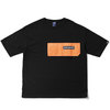 APPLEBUM Rip Pocket Big Tee BLACK ORANGE画像