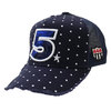 YOSHINORI KOTAKE DESIGN 5LOGO SMALL STAR MESH CAP NAVY画像