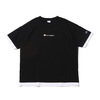 Champion S/S LAYERED T-SHIRT BLACK C3-R335-090画像