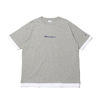 Champion S/S LAYERED T-SHIRT OXFORD GRAY C3-R335-070画像