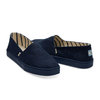 TOMS ALPARGATA CUPSOLE Navy/Navy Heritage Canvas 10013557画像