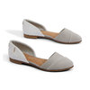 TOMS JUTTI D'ORSAY Drizzle Grey Suede/Crackle Leather 10013425画像