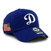 '47 Brand LOS ANGELES DODGERS CLEAN UP STRAPBACK CAP RYL BLUE B-HTRGW12GWS-RYA画像