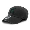 '47 Brand MICHIGAN STATE SPARTANS CLEAN UP STRAPBACK CAP CHARCOAL C-RGW29GWS-CCA画像