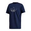 adidas OUTLINE TEE NIGHT INDIGO FM3923画像