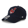'47 Brand CLEVELAND INDIANS CLEAN UP STRAPBACK CAP NAVY B-RGW08GWS-NY画像