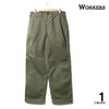 Workers Officer Trousers, Vintage, Type 2, OD Herringbone画像