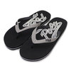 POLO RALPH LAUREN LOGO SANDAL BLACK画像