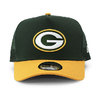 NEW ERA GREEN BAY PACKERS 9FORTY D-FRAME TRUCKER MESH CAP GREEN-GOLD 11434241画像
